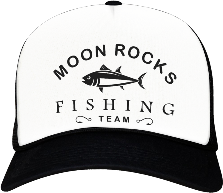 Moon Rocks Fishing Team Cap PNG image