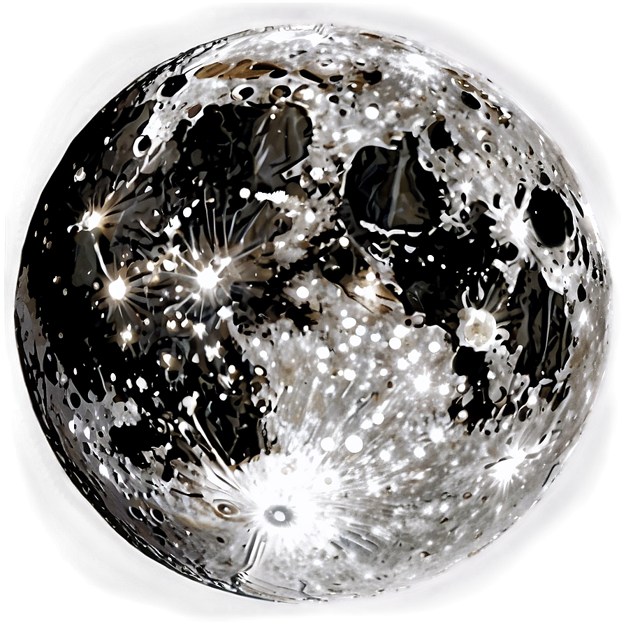 Moon Surface D PNG image