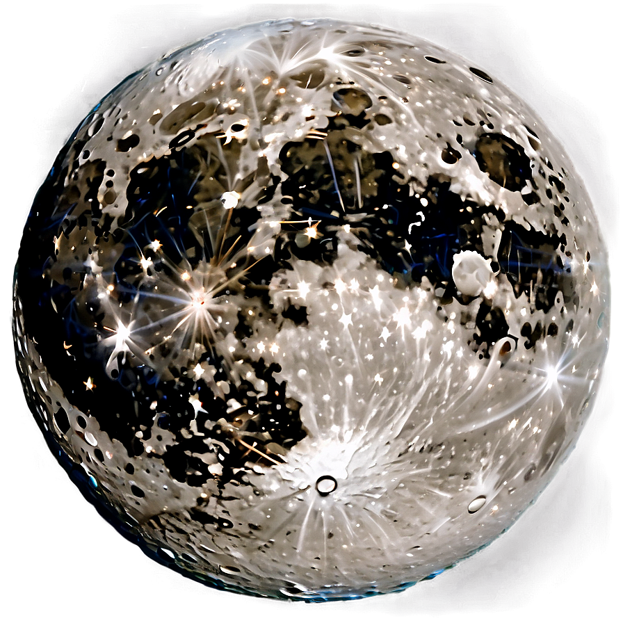 Moon Surface Night Sky View Png 10 PNG image