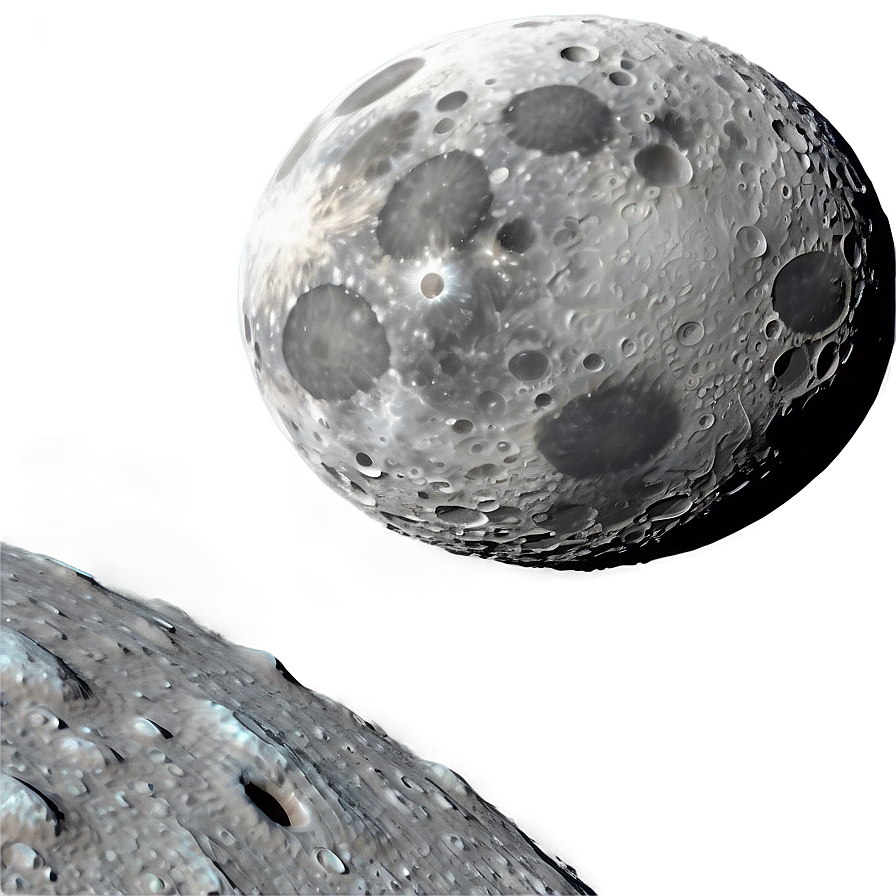 Moon Surface With Bizarre Alien Life Png Vms PNG image