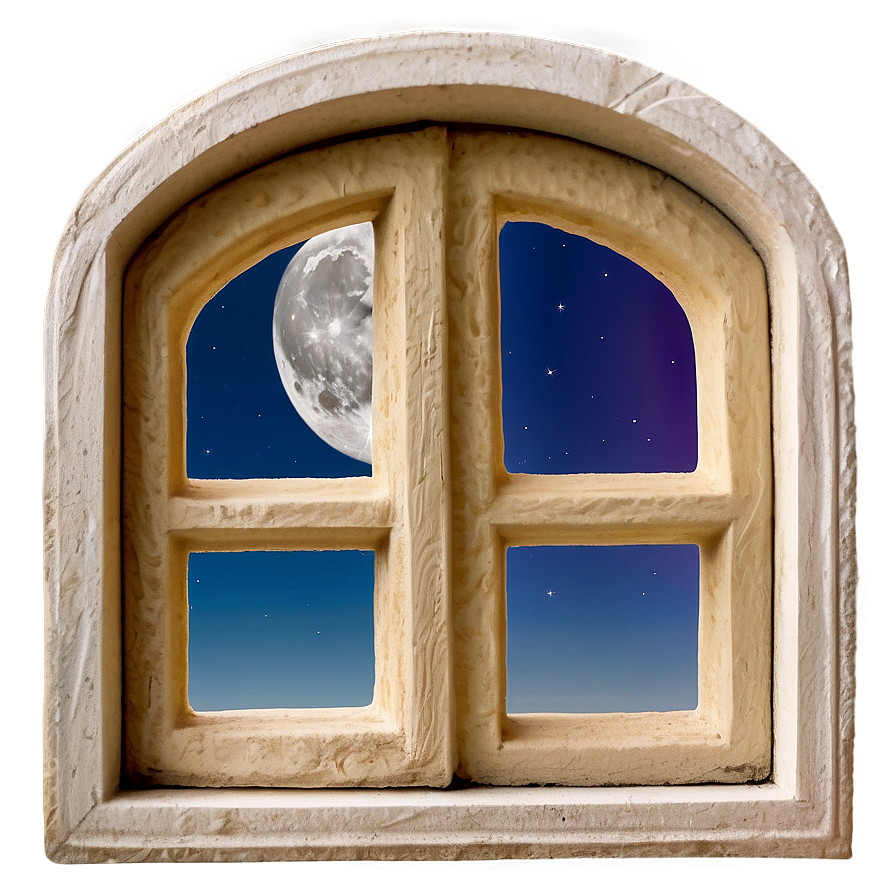 Moon Through Window Transparent Png Jjr PNG image