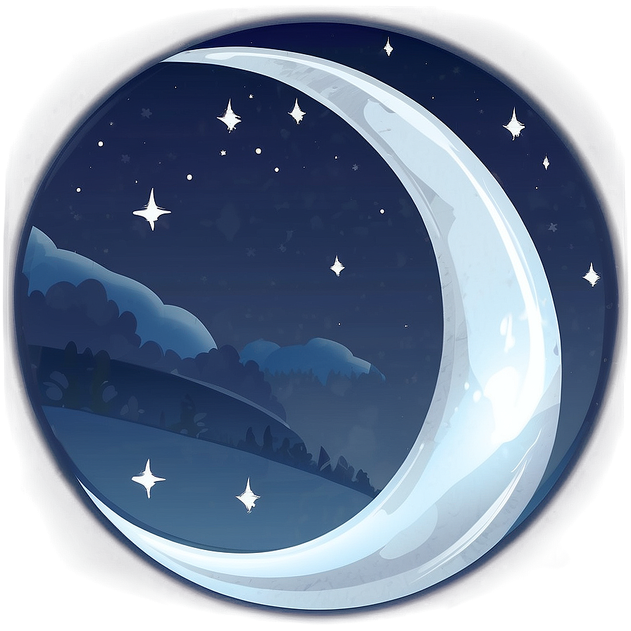 Moonlight Scene Transparent Png 05252024 PNG image