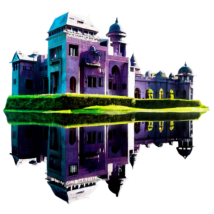 Moonlit Palace Reflection Png 81 PNG image