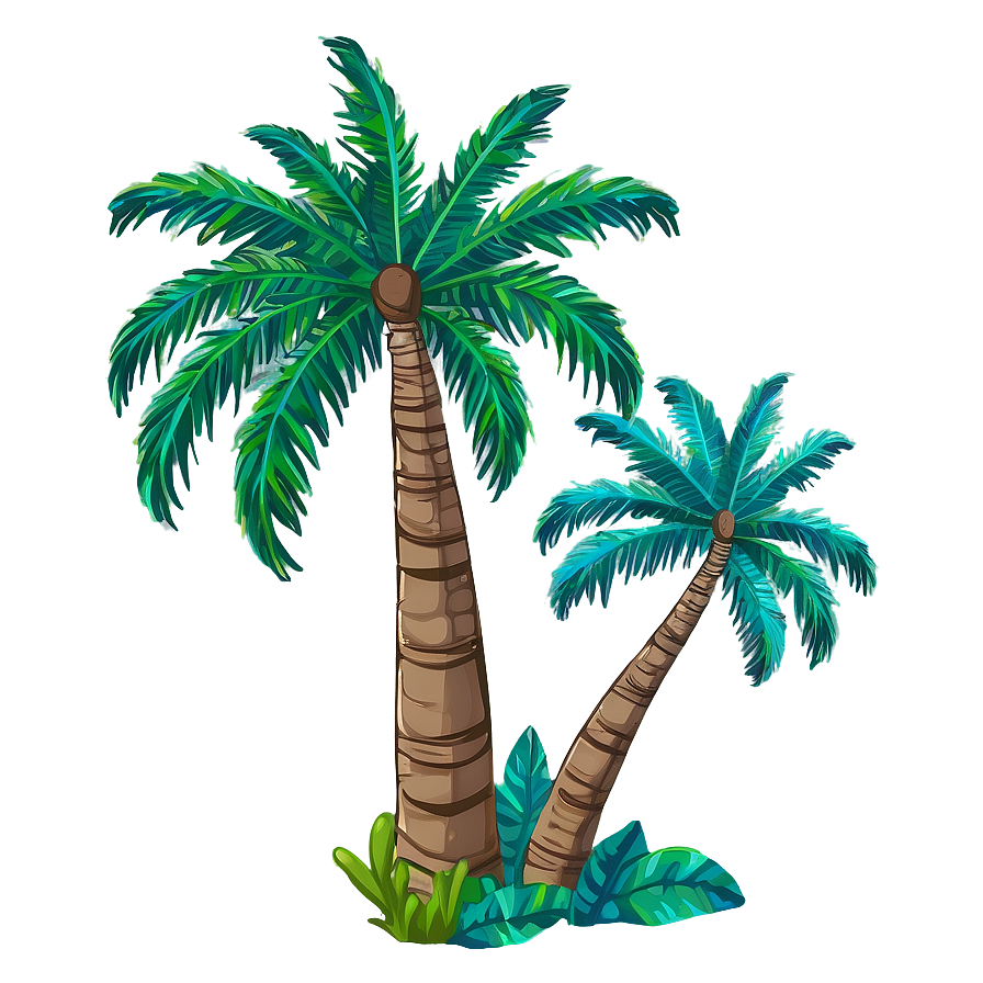 Moonlit Palm Tree Png Ghy9 PNG image