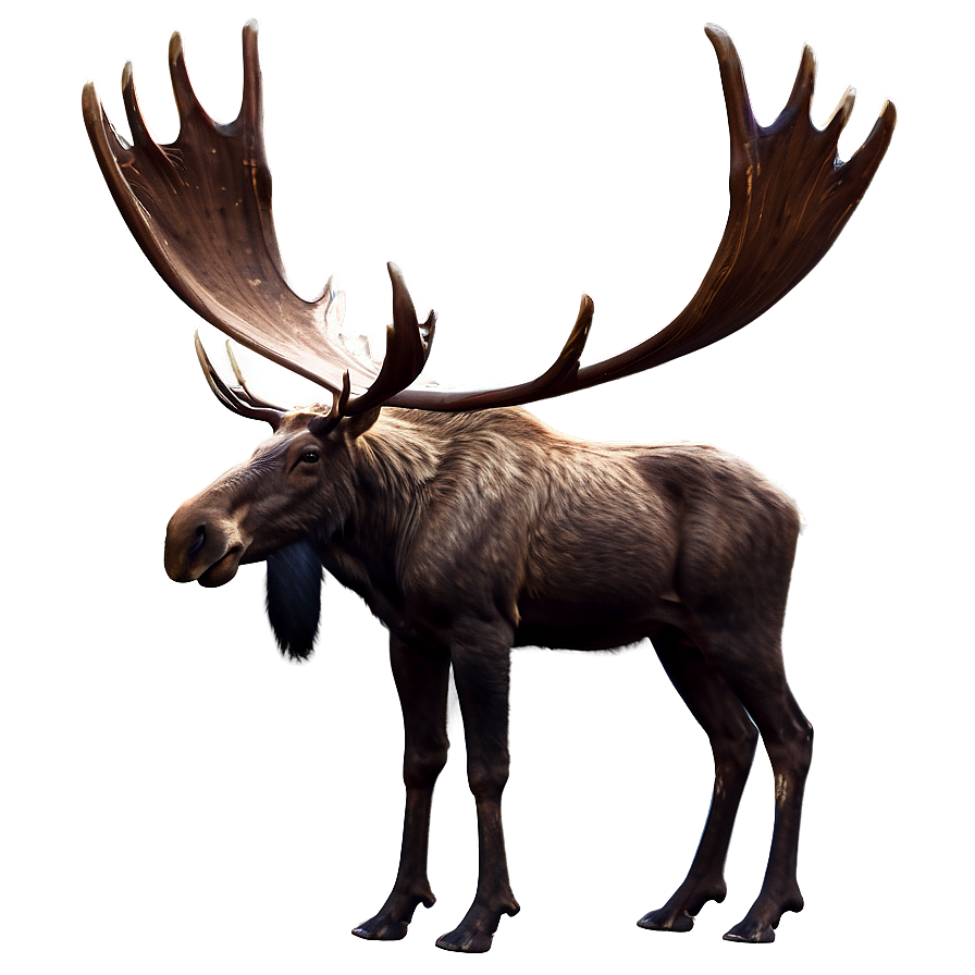 Moose With Large Antlers Png Gbc15 PNG image