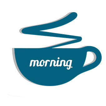 Morning Coffee Cup Graphic PNG image