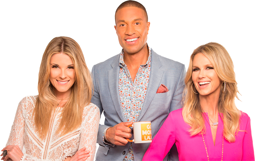 Morning Show Hosts_ Trio_ Smiling PNG image