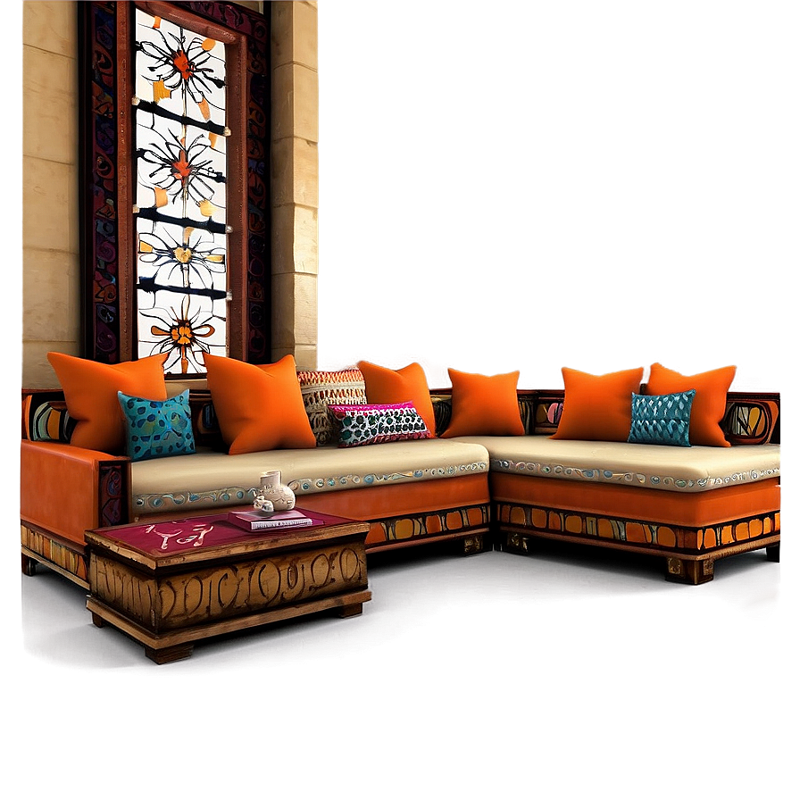 Moroccan Living Room Feel Png Nmh PNG image