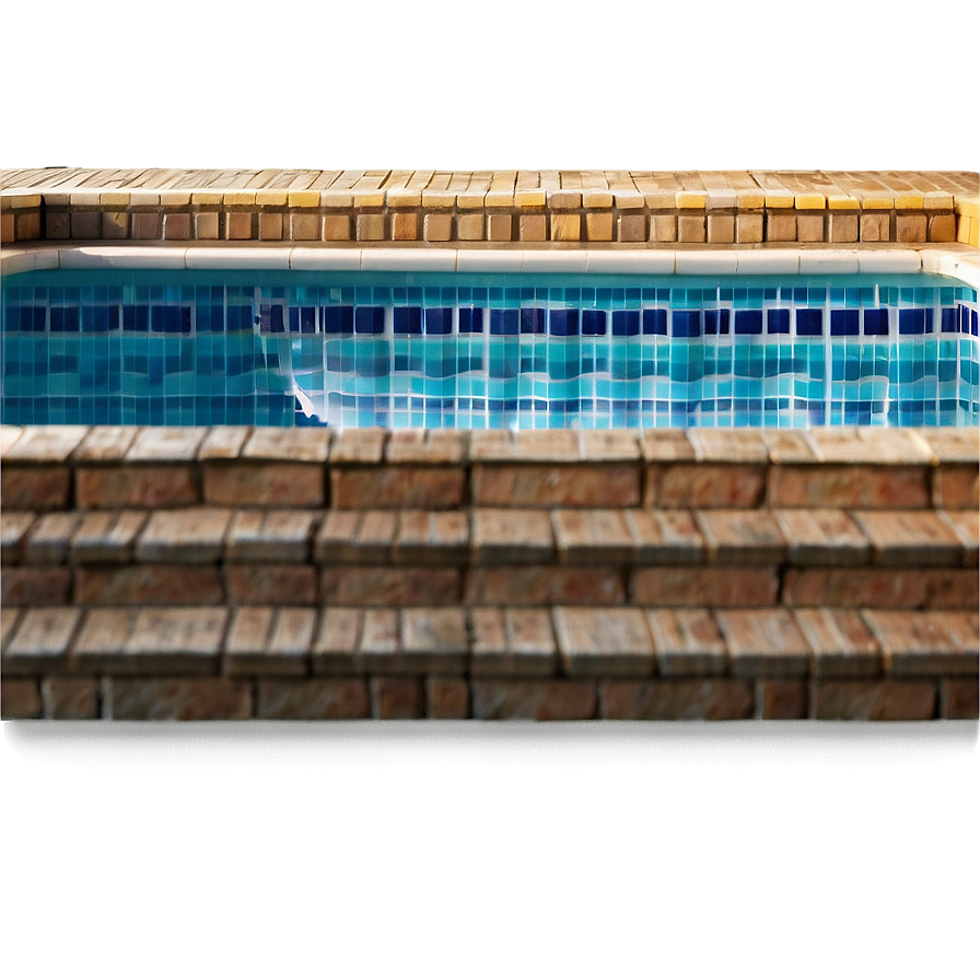 Mosaic Tiled Swimming Pool Png Bjx23 PNG image