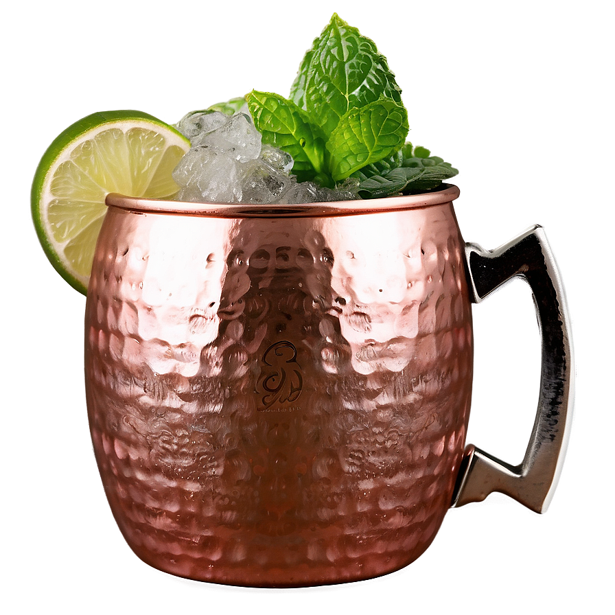 Moscow Mule With Mint Png 06282024 PNG image