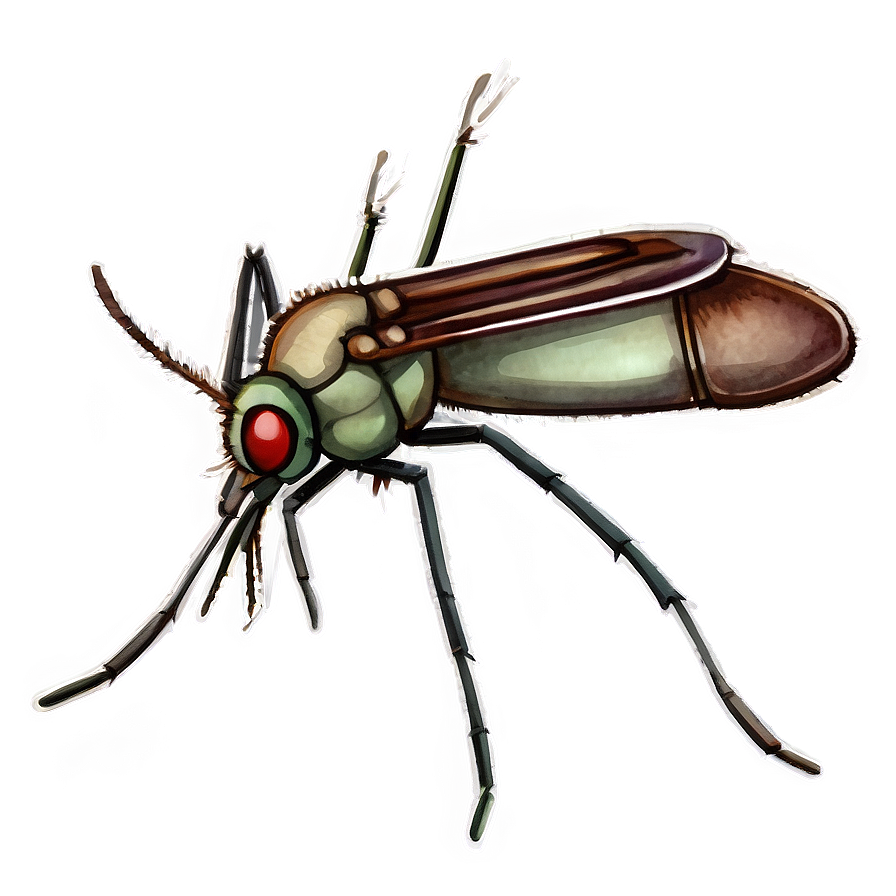 Mosquito In Watercolor Png 94 PNG image