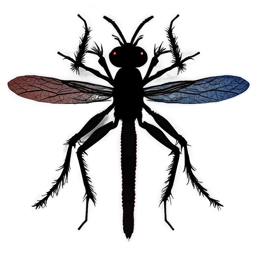 Mosquito Silhouette Png 05242024 PNG image