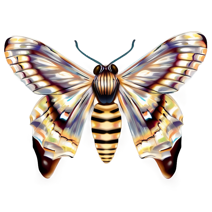 Moth Digital Art Png Kgu83 PNG image