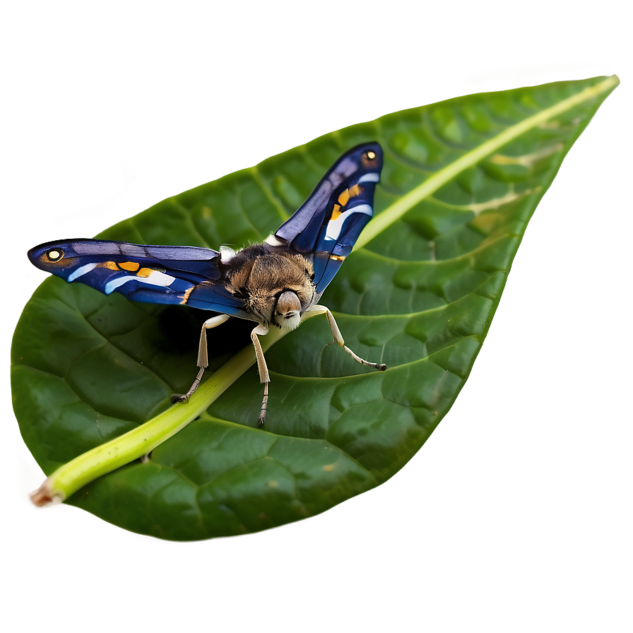 Moth On Leaf Png 25 PNG image