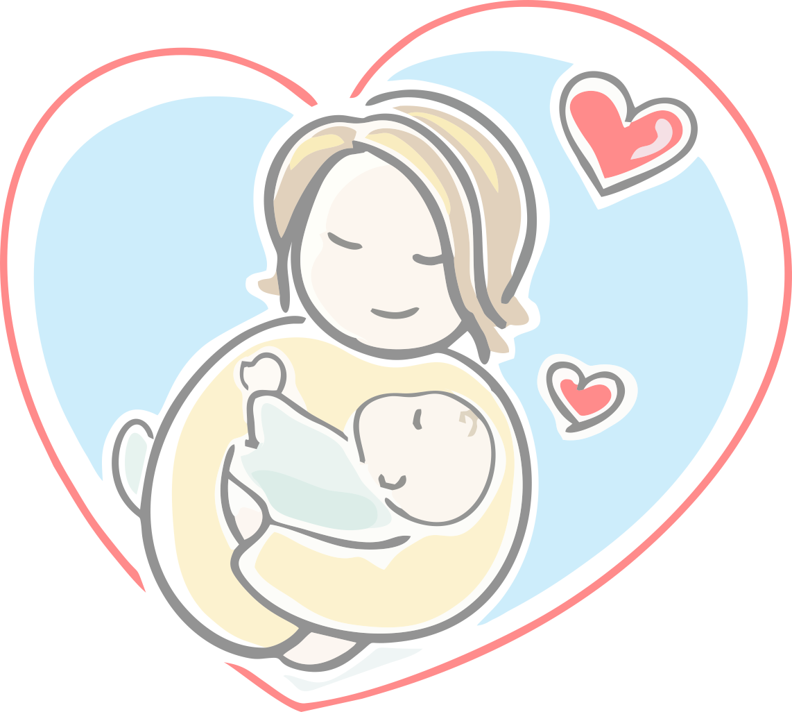 Mother Child Bonding Breastfeeding Illustration PNG image