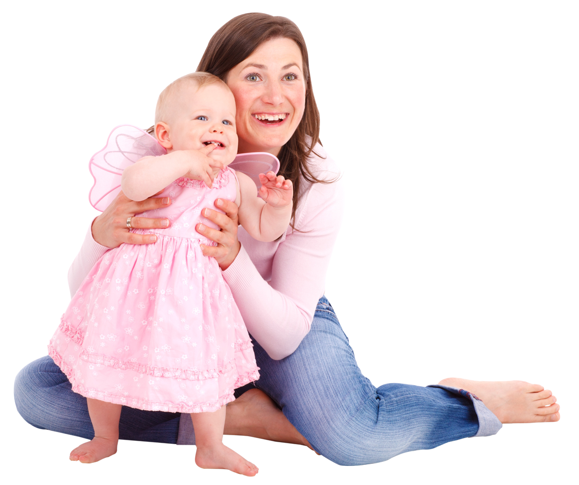 Mother Daughter Happiness PNG image