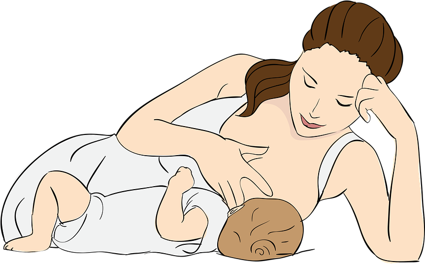 Mother Infant Bonding During Breastfeeding PNG image