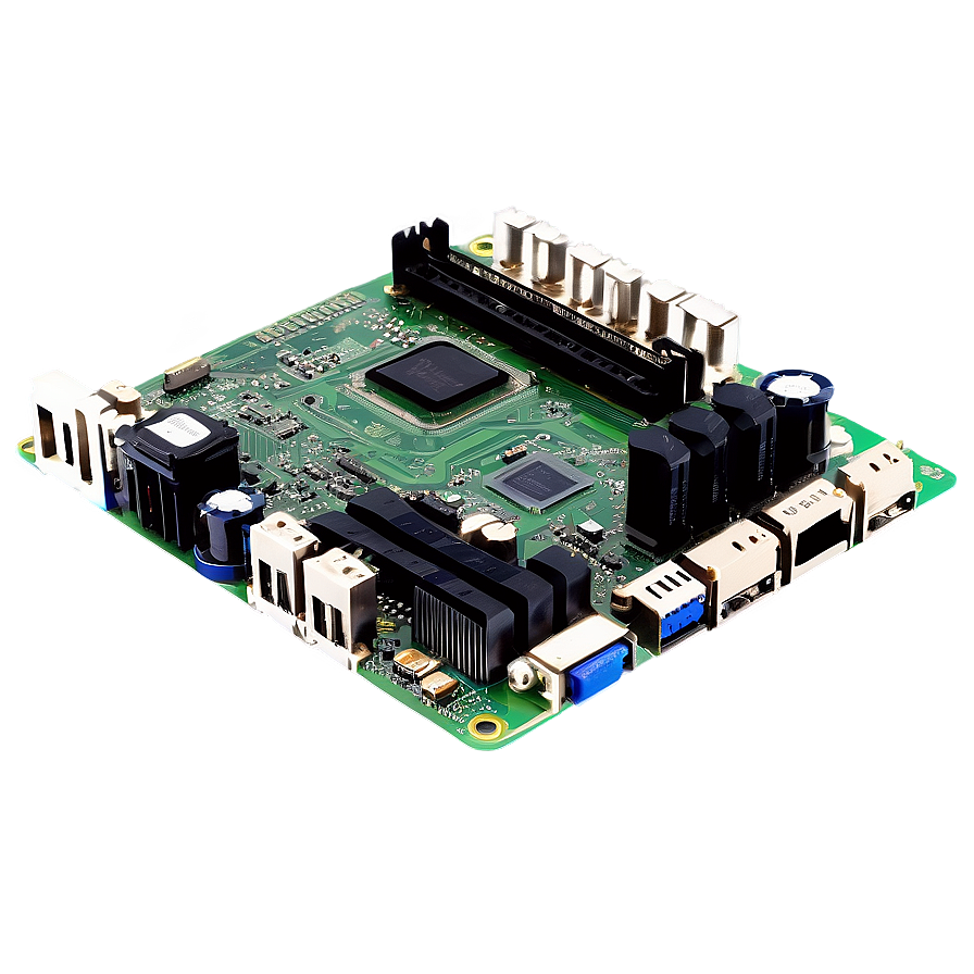 Motherboard Chip Graphic Png 06212024 PNG image