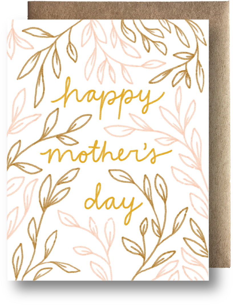 Mothers Day Card Design PNG image