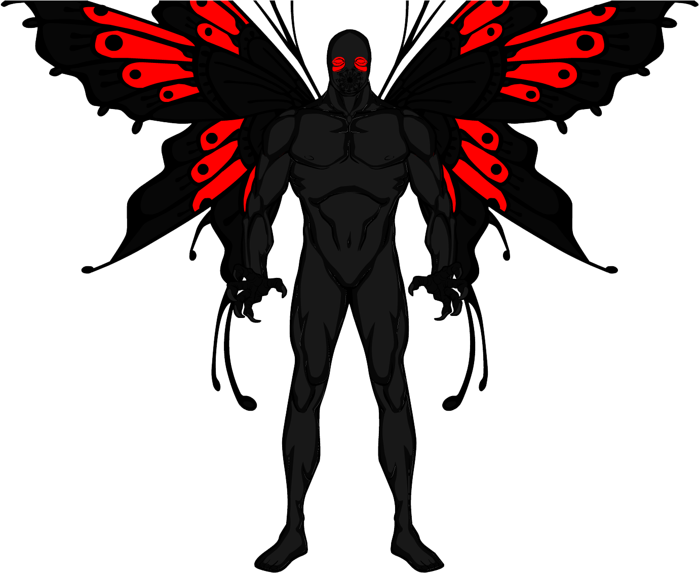 Mothman Interpretation Artwork PNG image