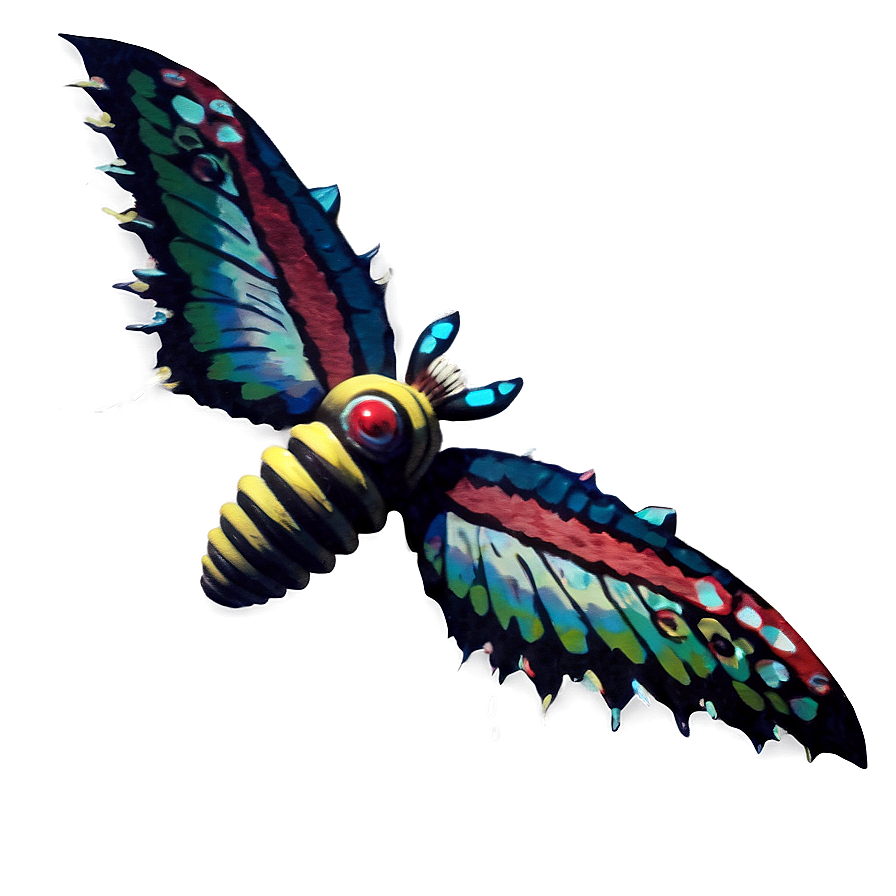 Mothra Kaiju Battle Png Vst PNG image