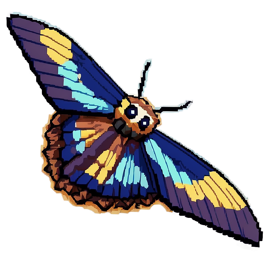 Mothra Pixel Art Png 06252024 PNG image