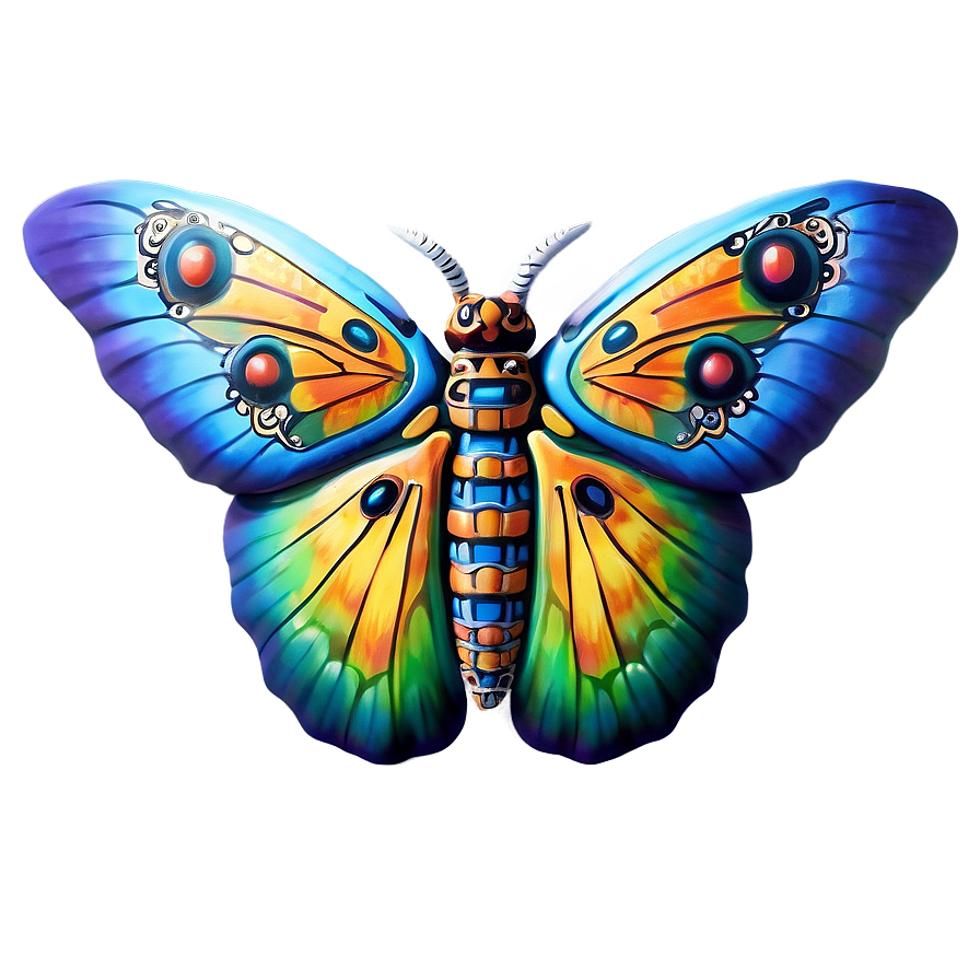 Mothra Radiant Wings Png 06252024 PNG image