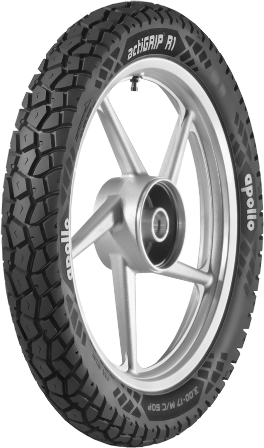 Motorcycle Tyrewith Alloy Wheel PNG image