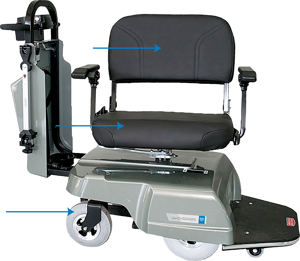Motorized Patient Transport Chair PNG image