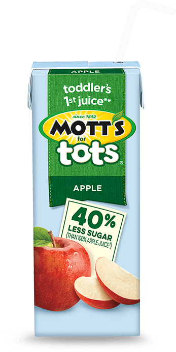 Mottsfor Tots Apple Juice Reduced Sugar PNG image