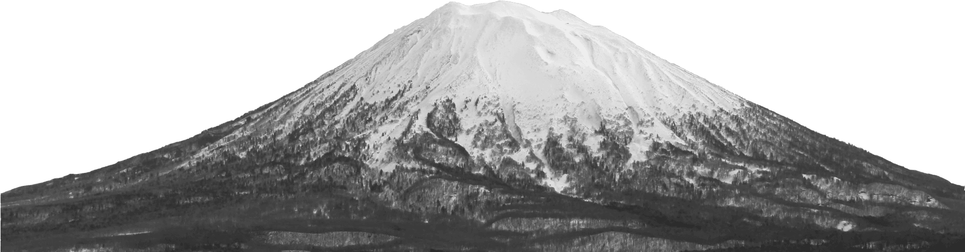 Mount Fuji Snow Capped Peak PNG image