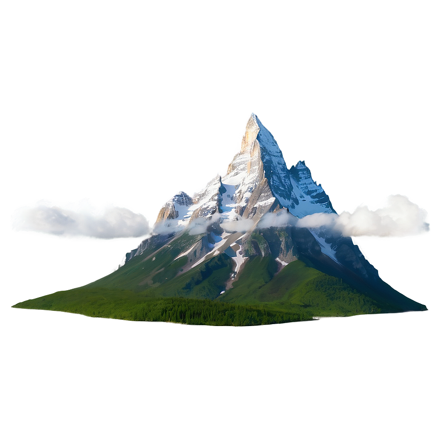 Mountain And Clouds Png 87 PNG image