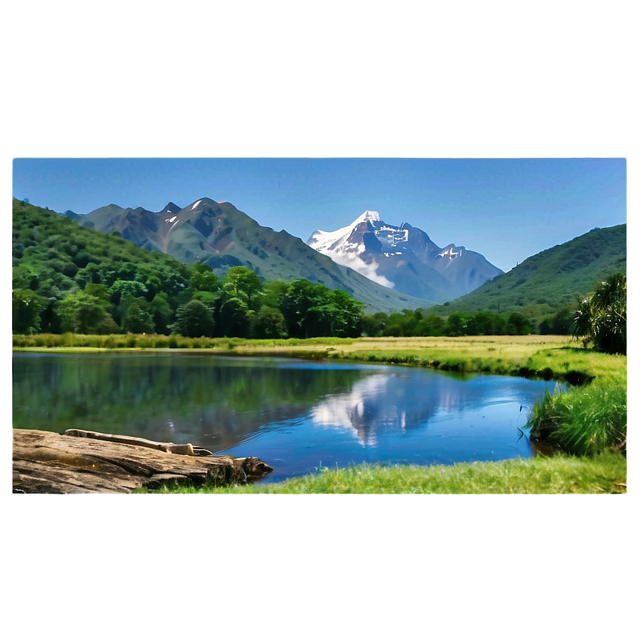 Mountain And River Png 75 PNG image