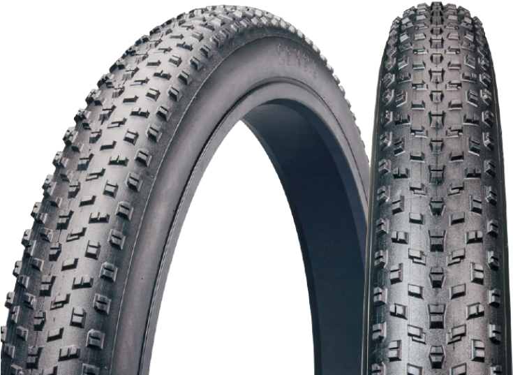 Mountain Bike Tires Tread Pattern PNG image