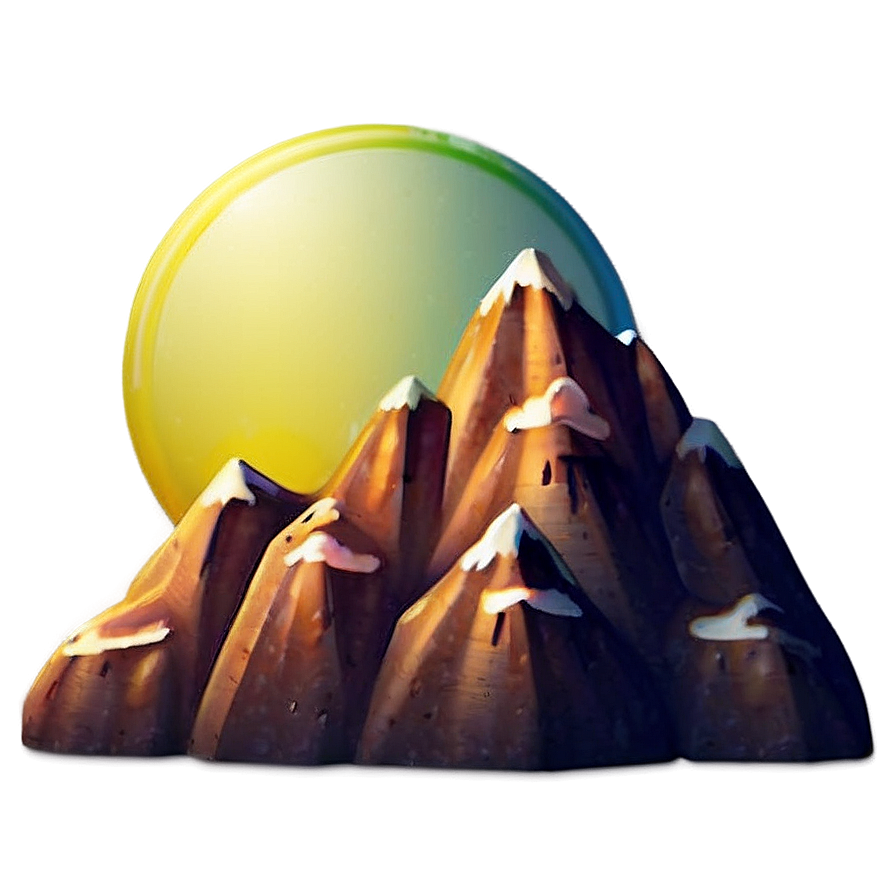 Mountain Emoji Png Ceh83 PNG Image