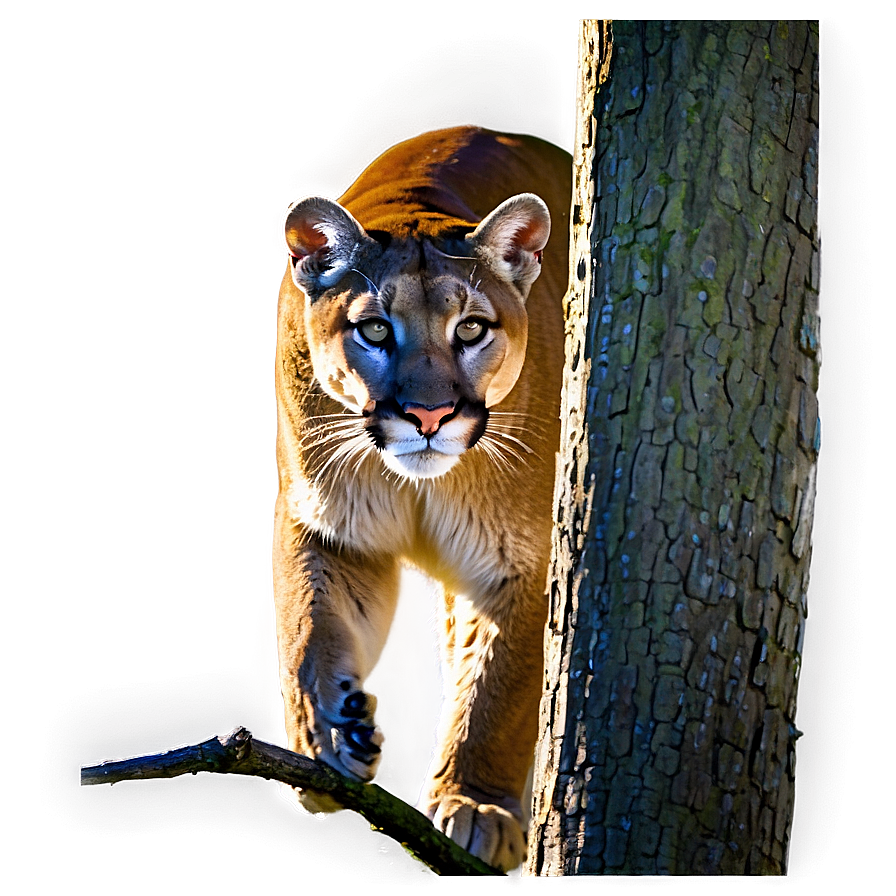 Mountain Lion At Dawn Png 16 PNG image