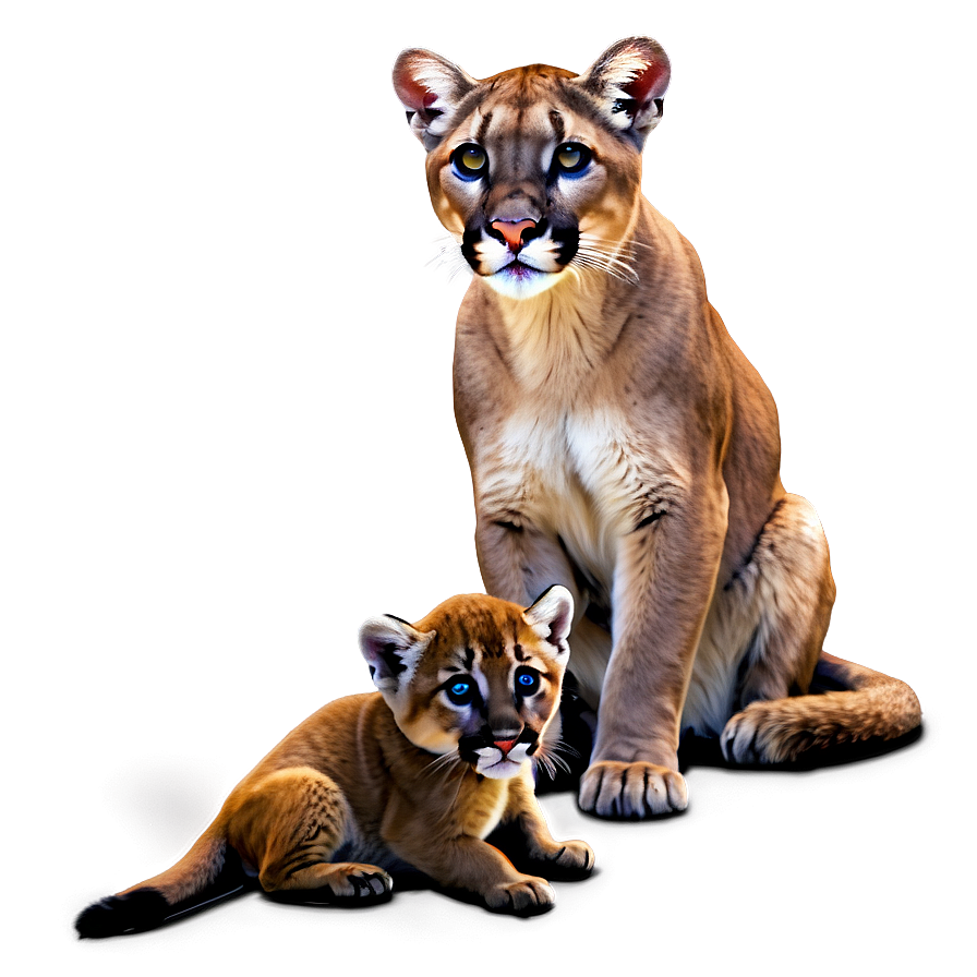 Mountain Lion Family Png 29 PNG image