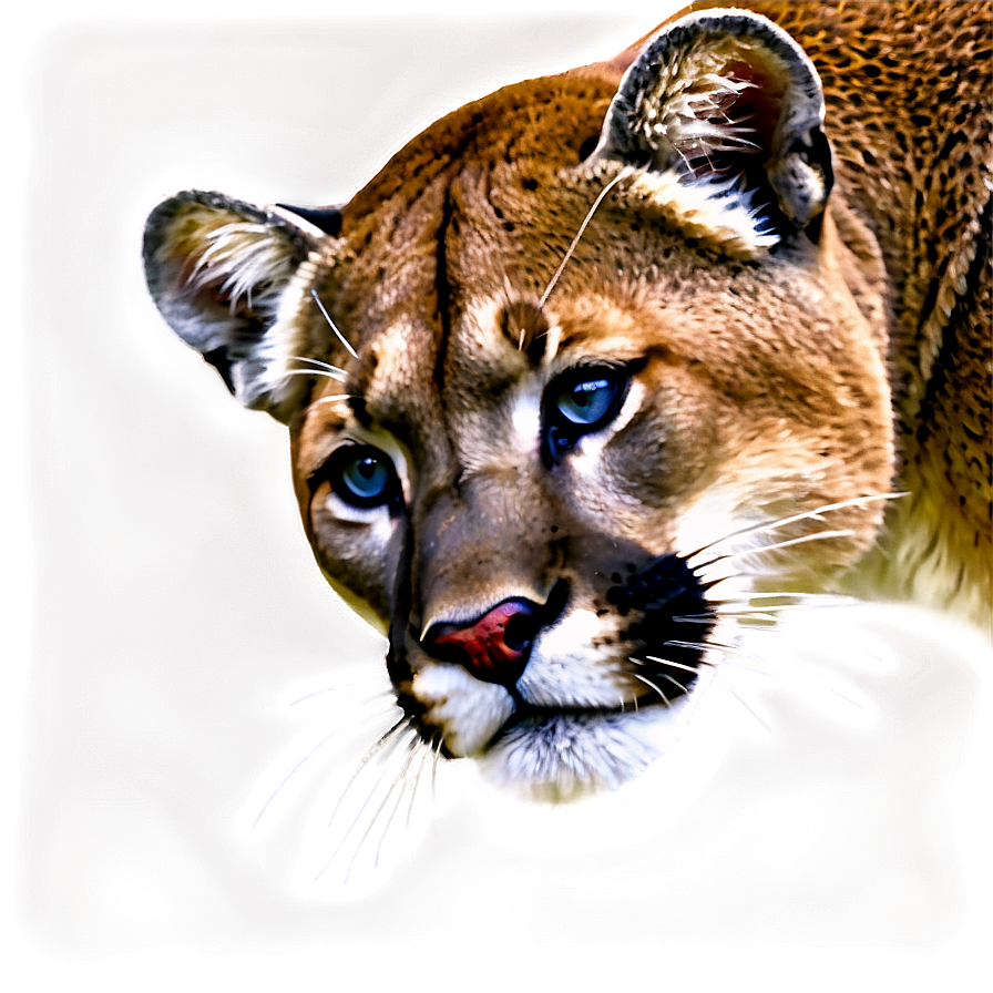 Mountain Lion Gaze Png 25 PNG image