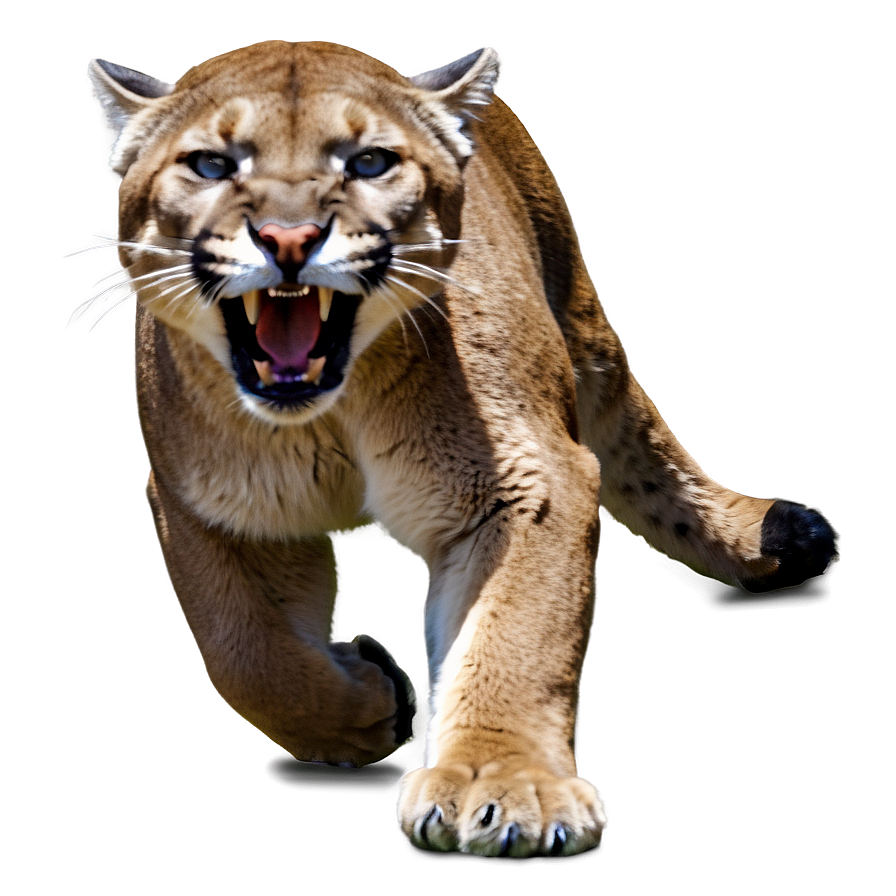 Mountain Lion Growl Png 06262024 PNG image