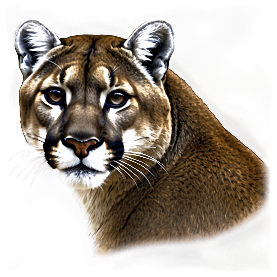 Mountain Lion Sketch Png Xgh89 PNG image