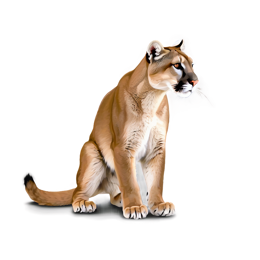 Mountain Lion Strength Png 06262024 PNG image