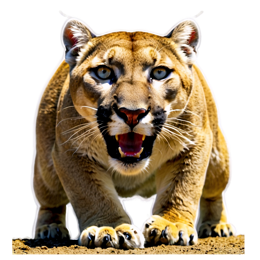 Mountain Lion Strength Png 06262024 PNG image