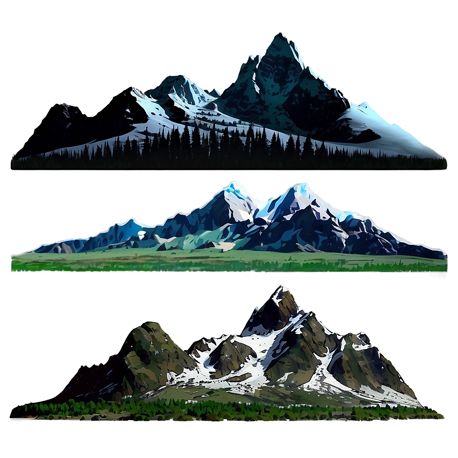 Mountain Range Silhouette Png Cpp9 PNG image