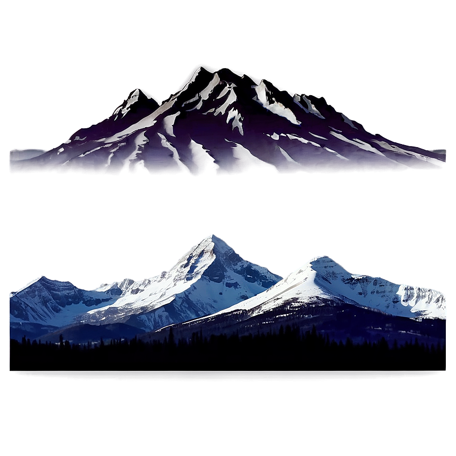 Mountain Silhouette Png 26 PNG image