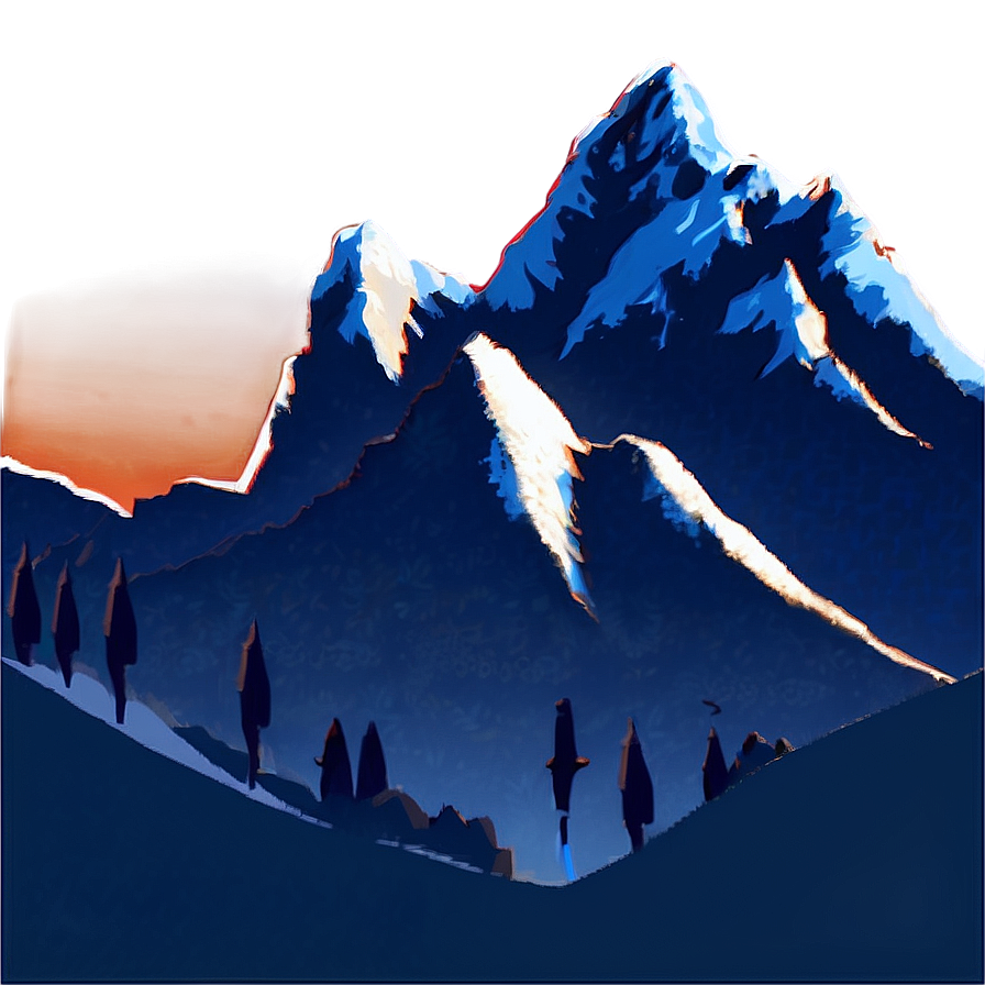 Mountain Silhouette Png Sbu60 PNG image