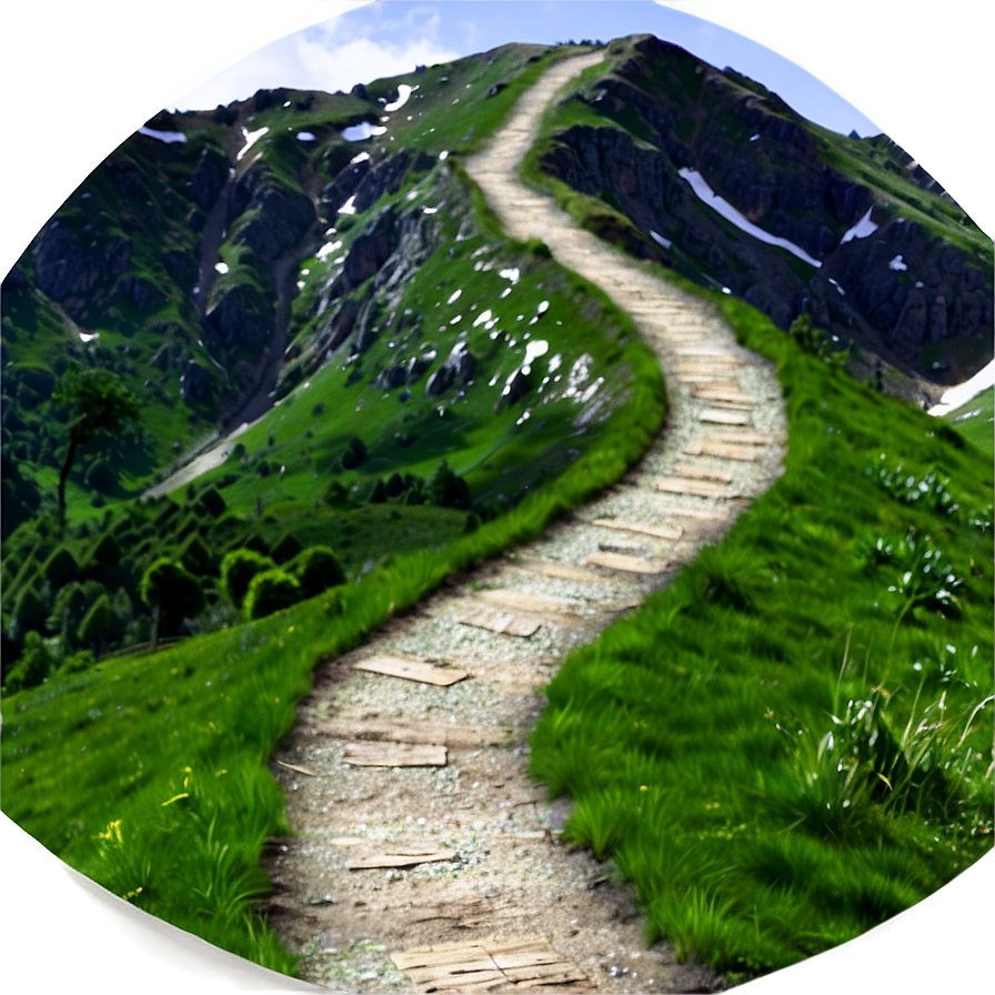 Mountain Trail Path Png Mej PNG image