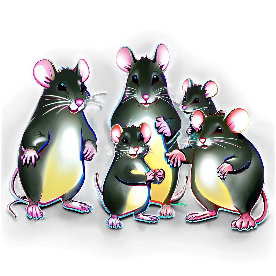 Mouse Family Png Fxq PNG image