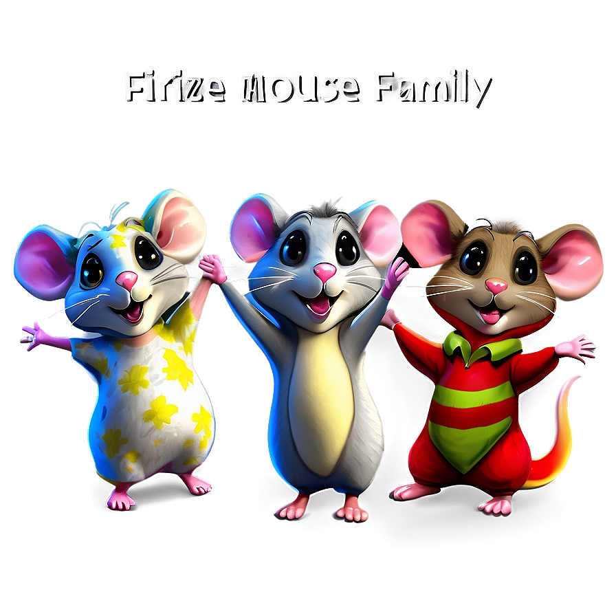 Mouse Family Png Vwy PNG image