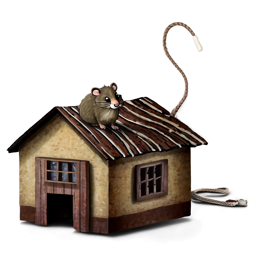 Mouse In House Png 43 PNG image