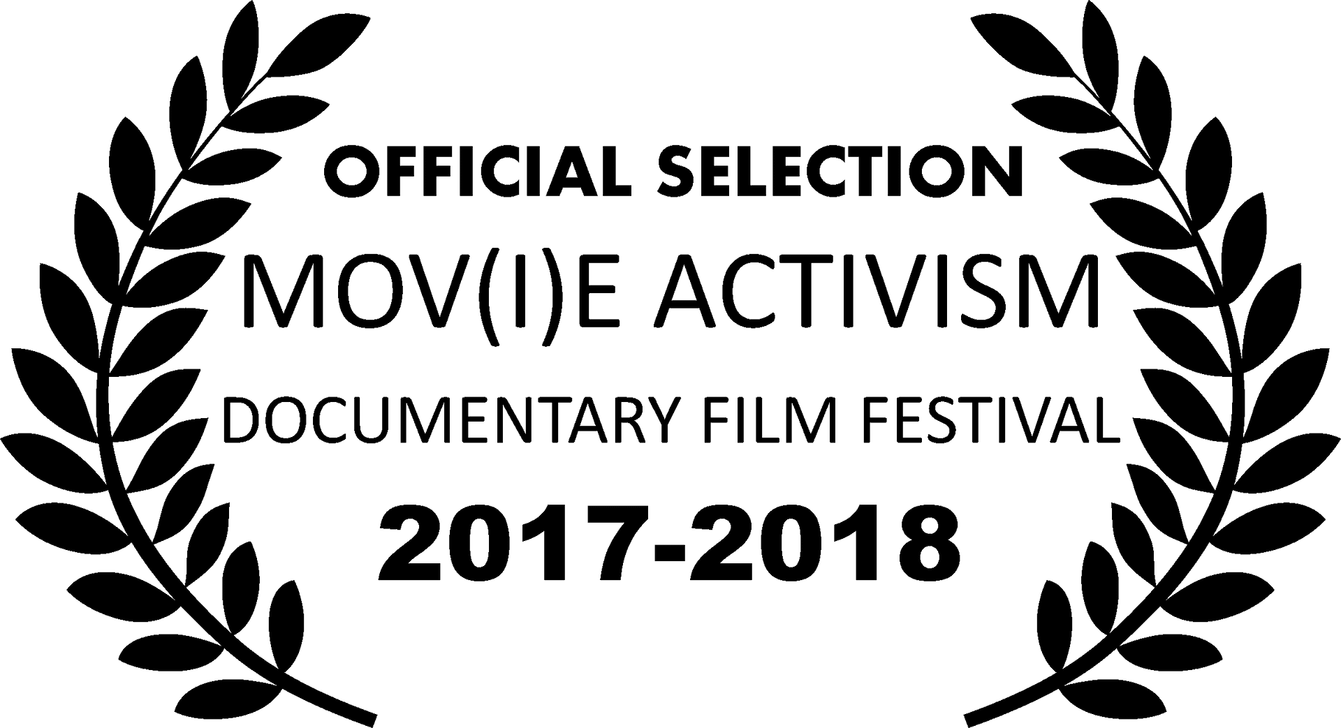 Movie Activism Festival Laurel Wreath20172018 PNG image